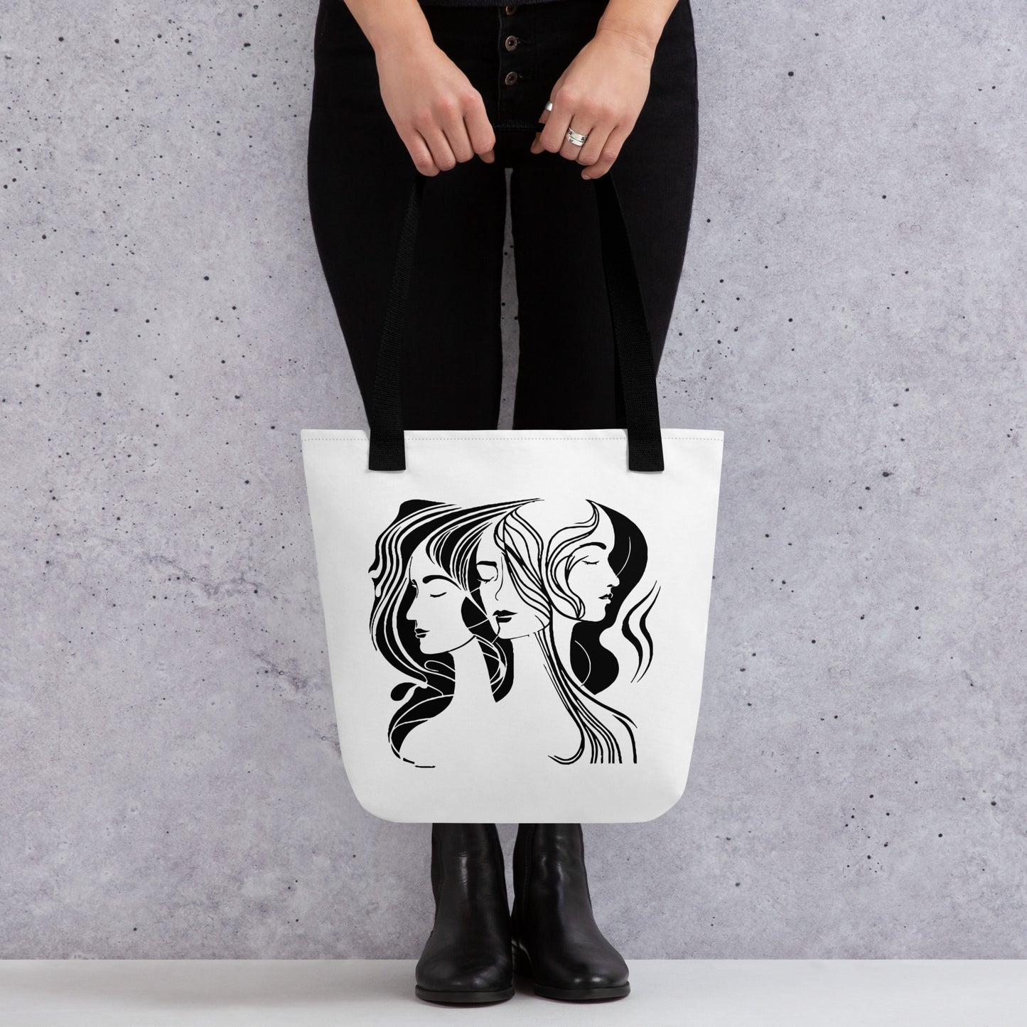 Friends Graphic Print Tote Bag