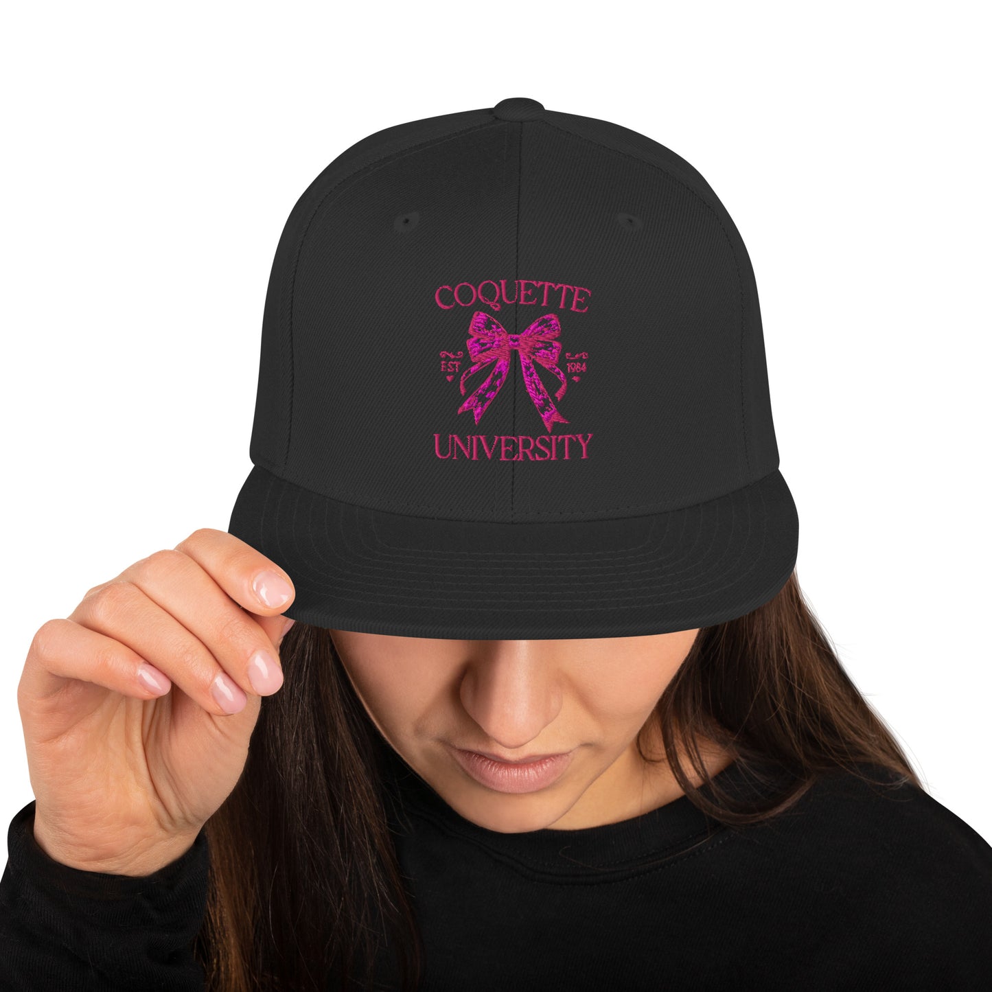 Snapback Hat Coquette Graphic