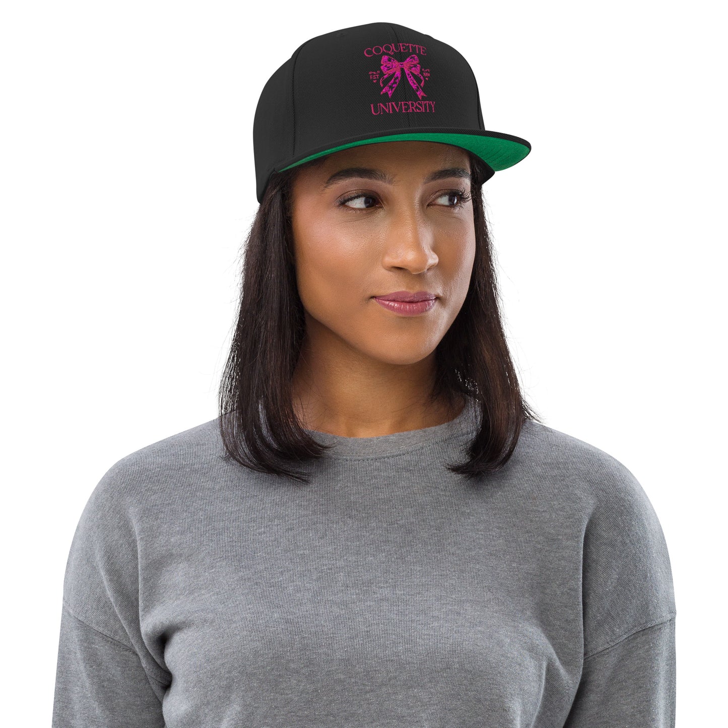 Snapback Hat Coquette Graphic