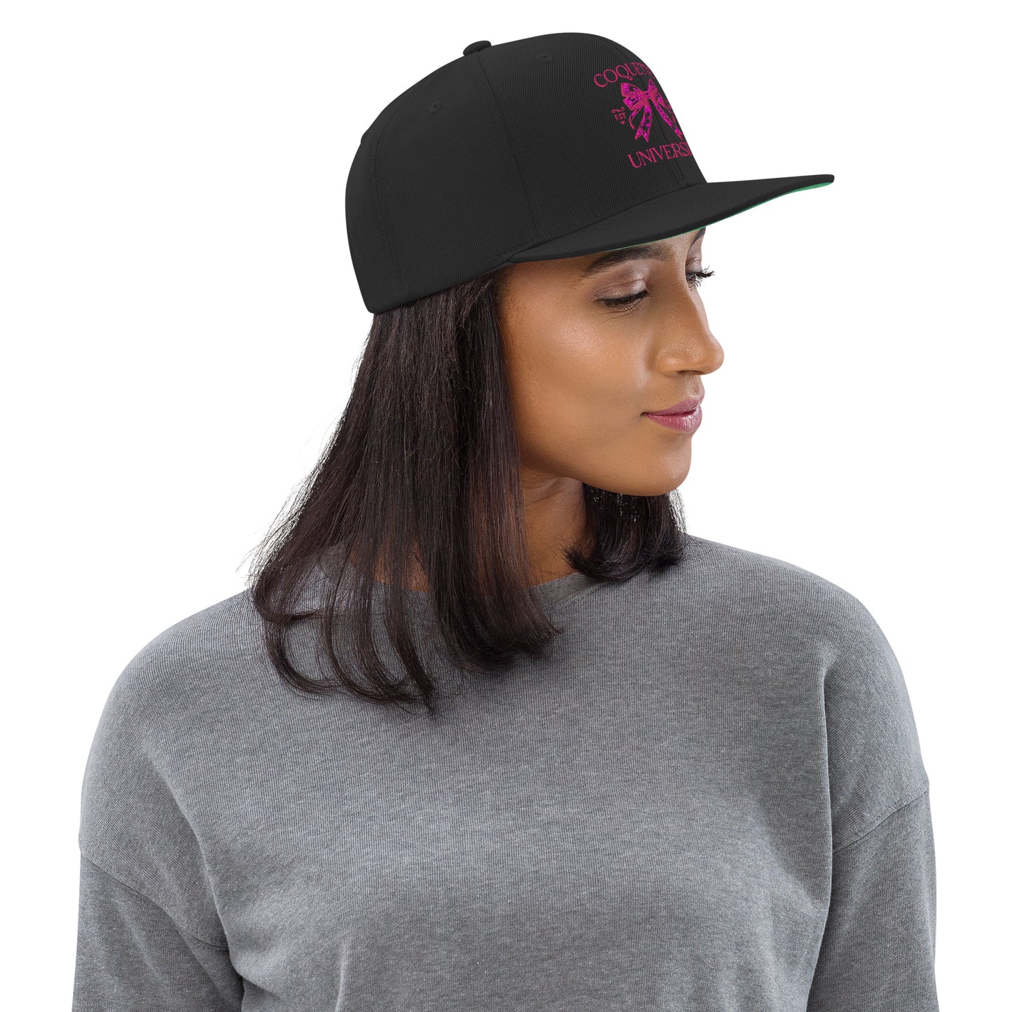 Snapback Hat Coquette Graphic