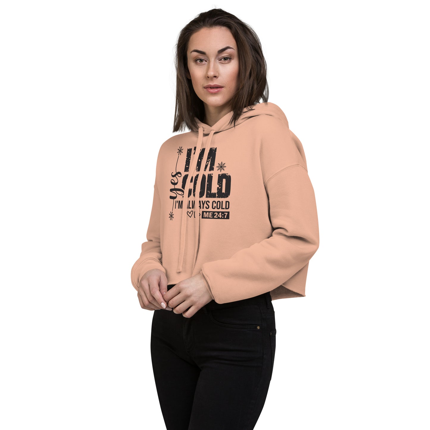 Women's Crop Top Pullover Hoodie