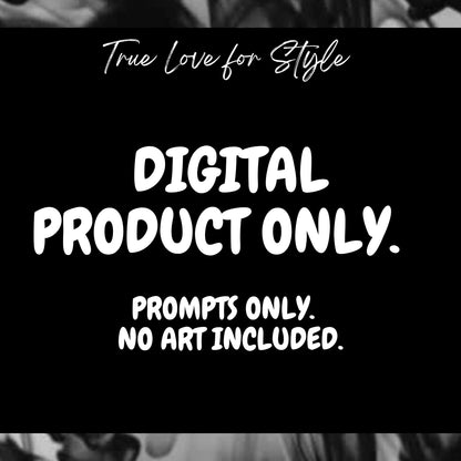 AI Art Fillable Prompt Guide Bundle – Fashionable Black Woman Portraits