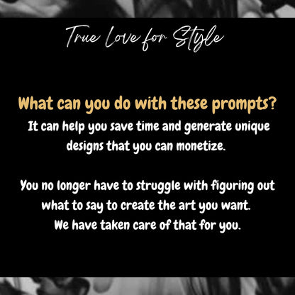 AI Art Fillable Prompt Guide Bundle – Fashionable Black Woman Portraits