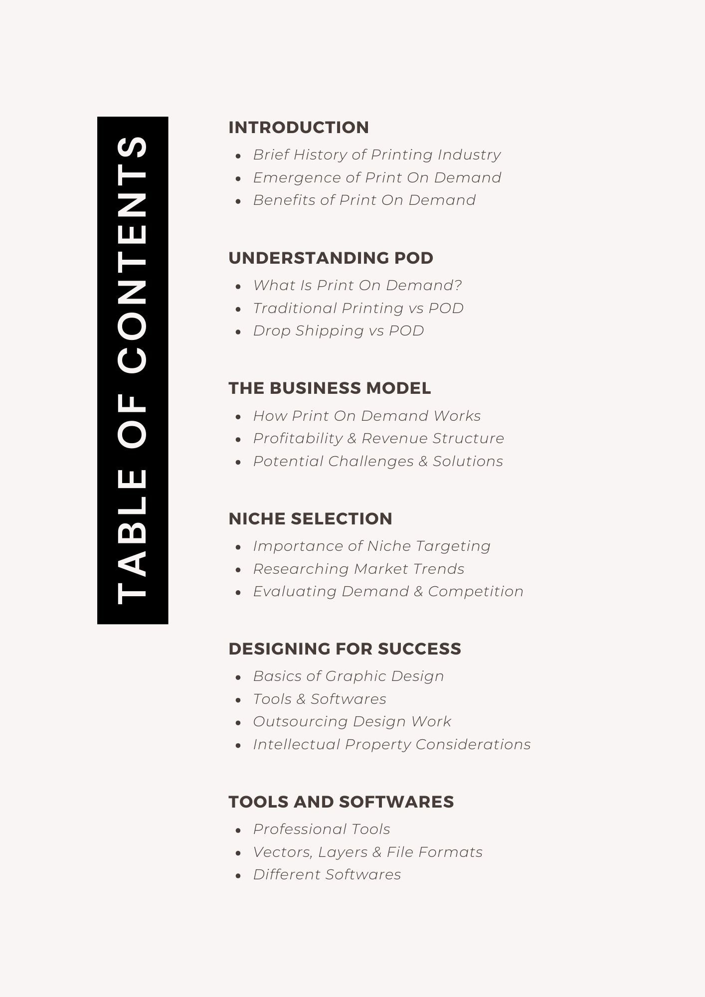 Print on Demand Business Guide | eBook