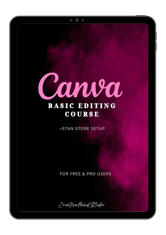 Canva Basic Editing | Course w/PLR