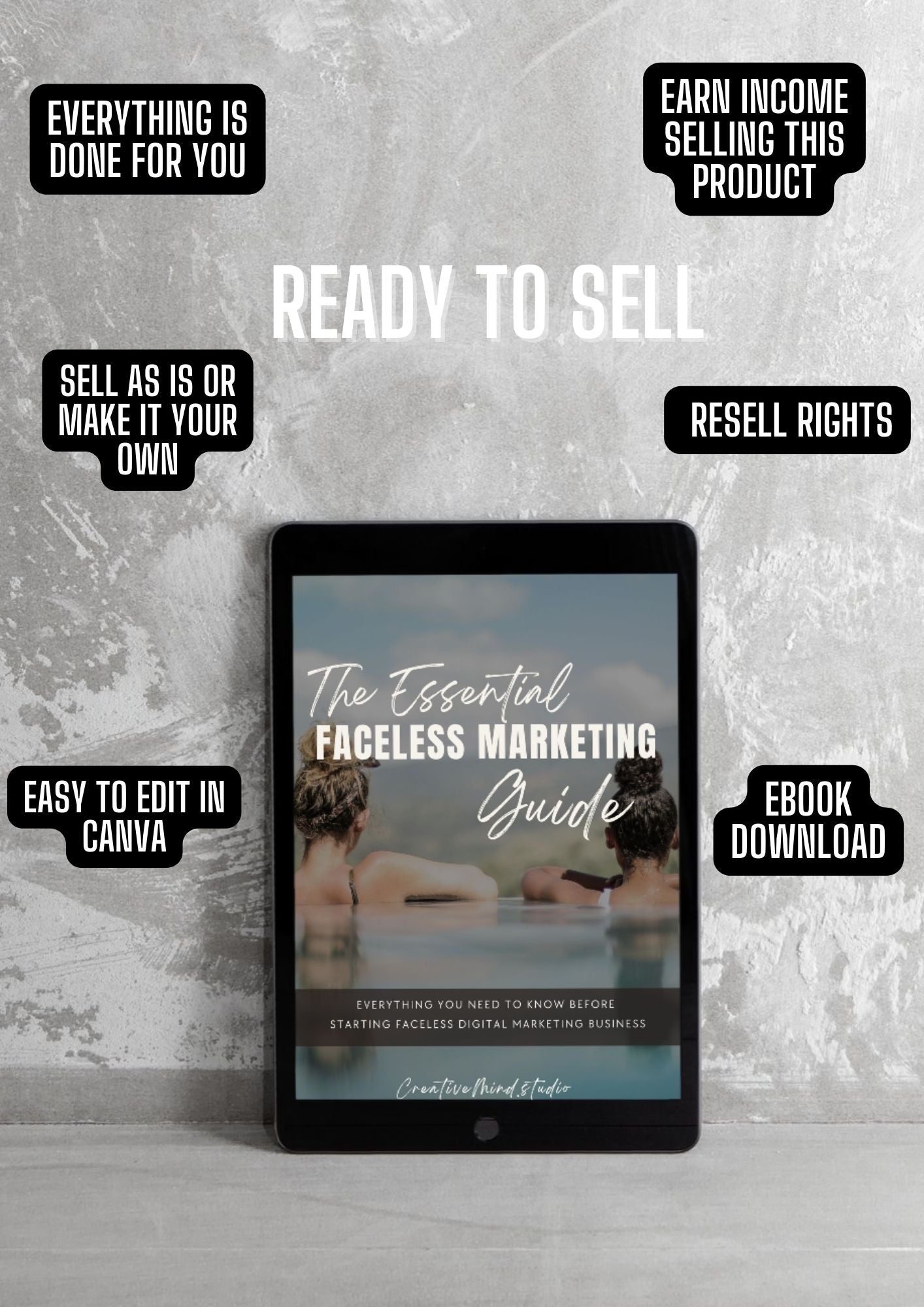 The Essential Faceless Marketing Guide | eBook w/ PLR