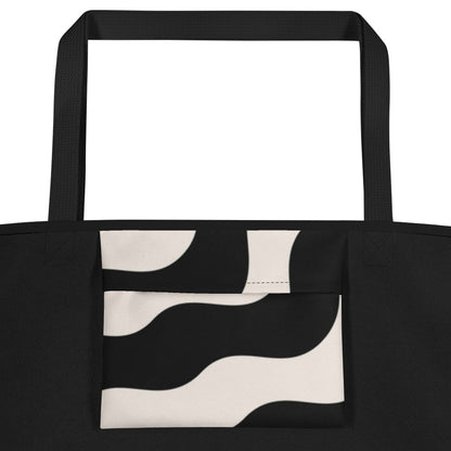 Tote Bag with Inside Pocket, Nail Polish Graphic