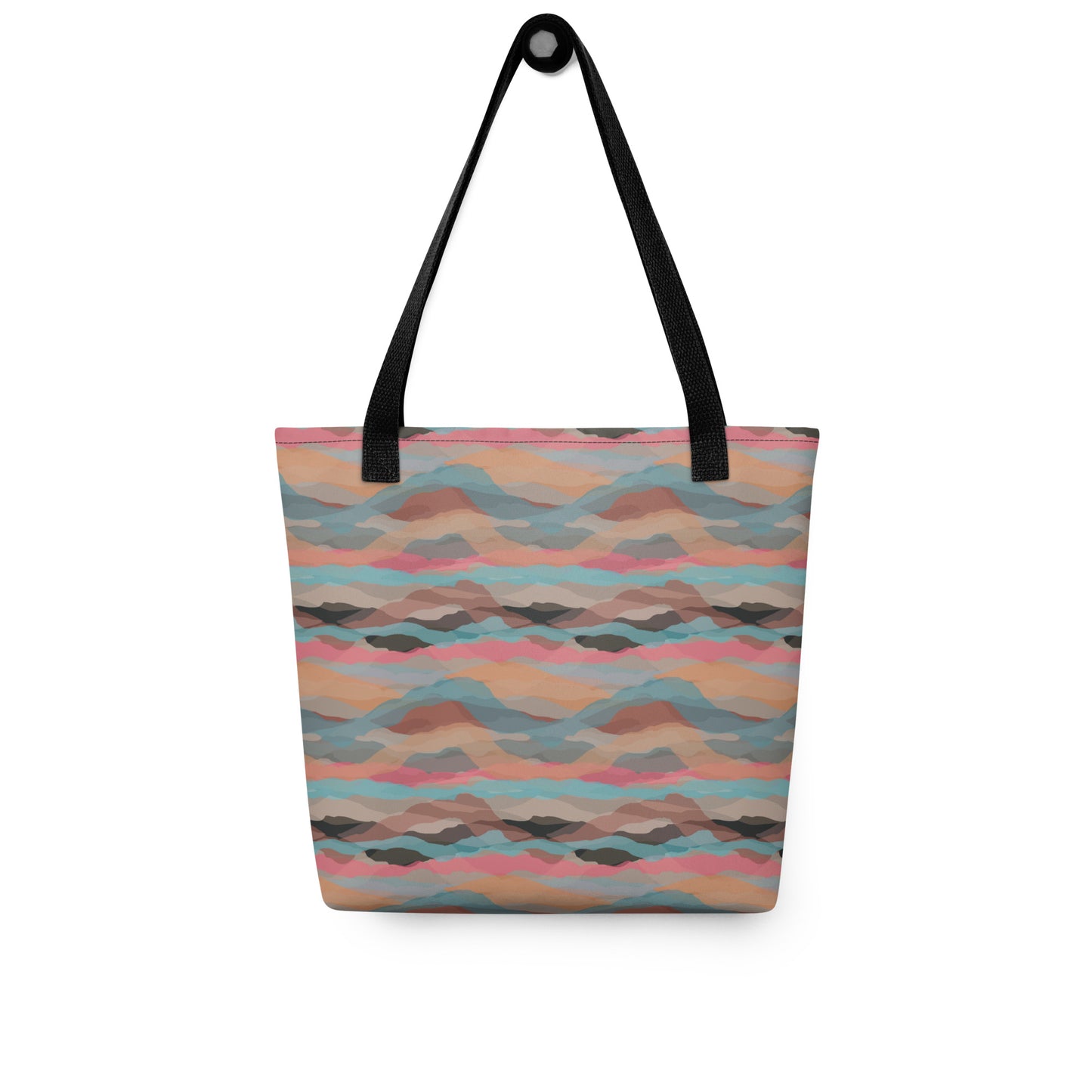 Tote Bag Abstract Horizon Printed Graphic