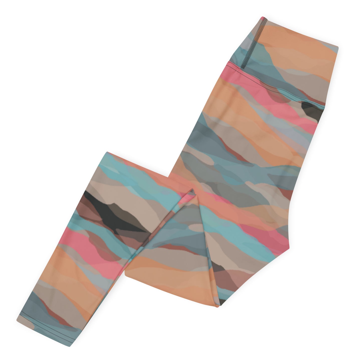 Women's Workout Yoga Leggings, Horizon Printed Pattern