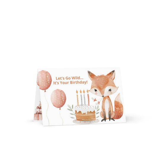 Birthday Card, Baby Animals Graphic