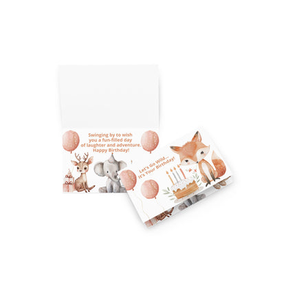 Birthday Card, Baby Animals Graphic