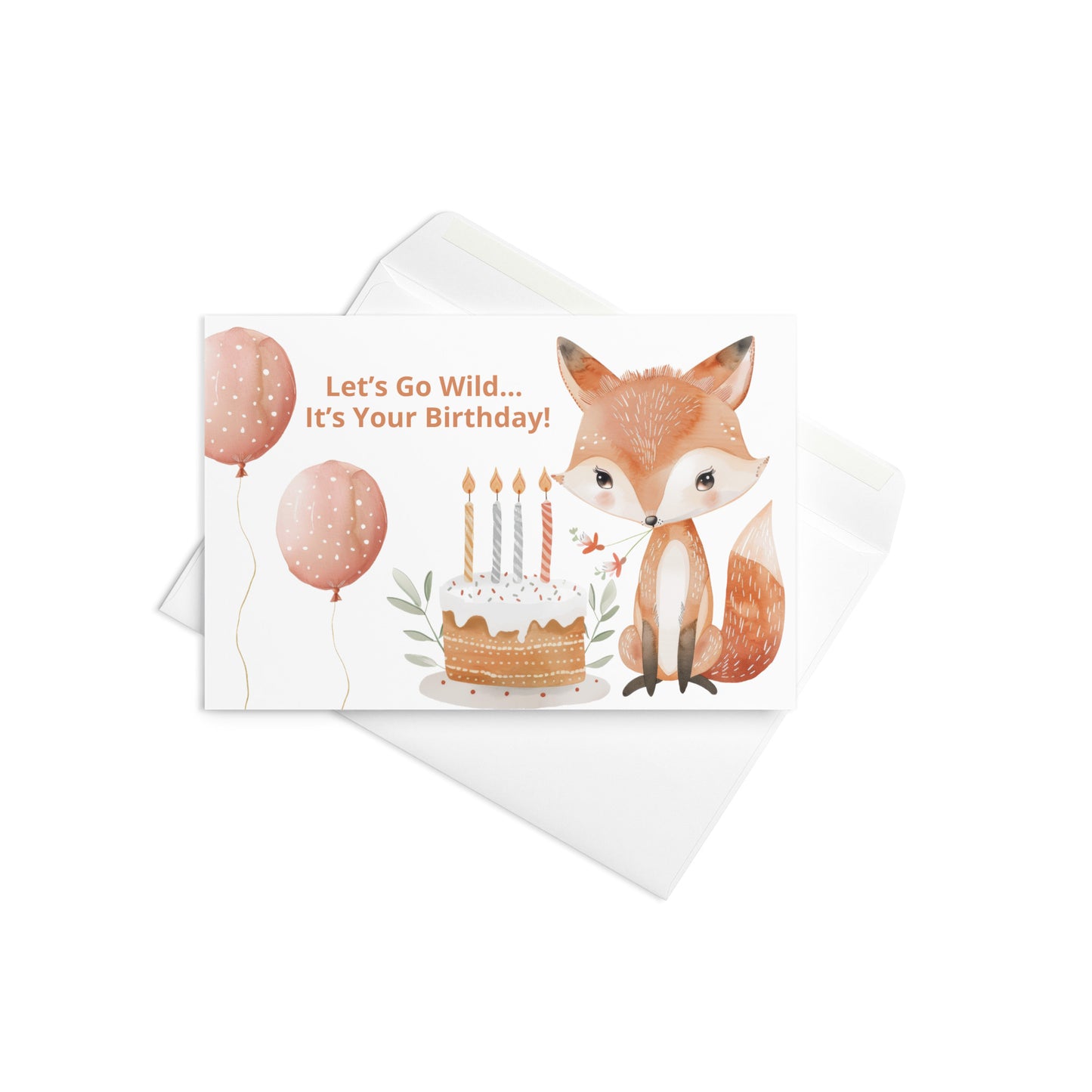 Birthday Card, Baby Animals Graphic
