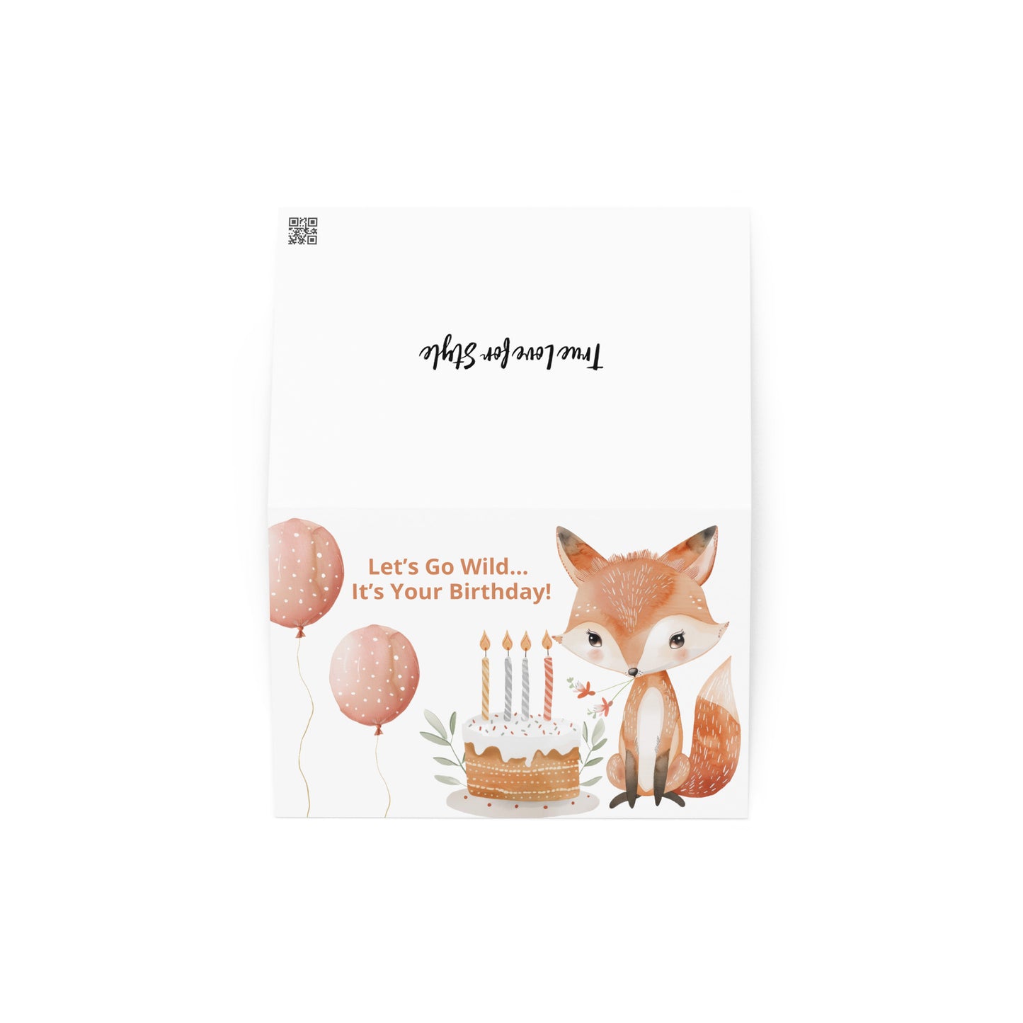 Birthday Card, Baby Animals Graphic