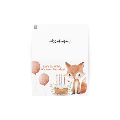 Birthday Card, Baby Animals Graphic