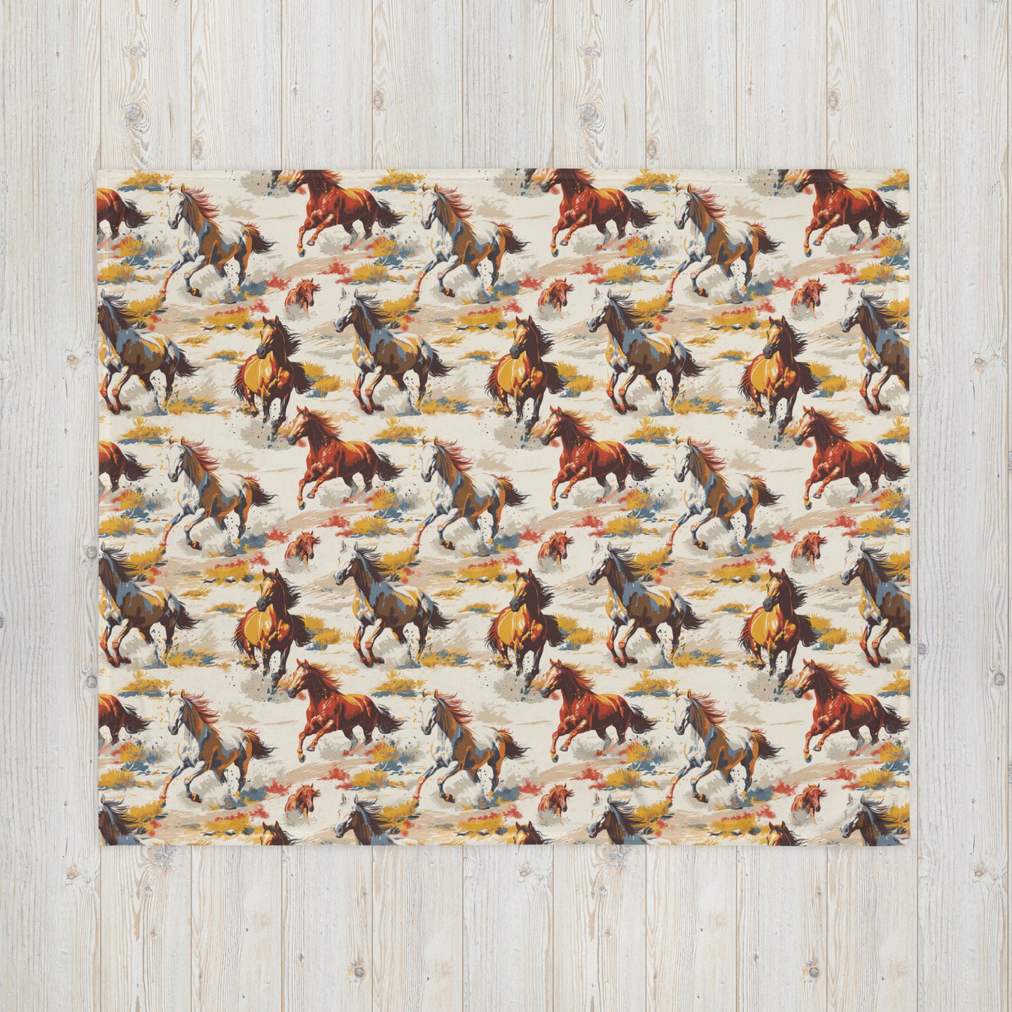 Throw Blanket, Wild Horses
