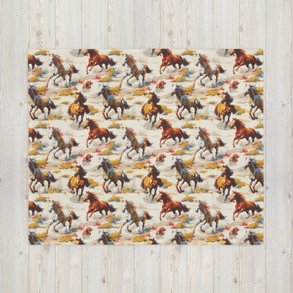 Throw Blanket, Wild Horses