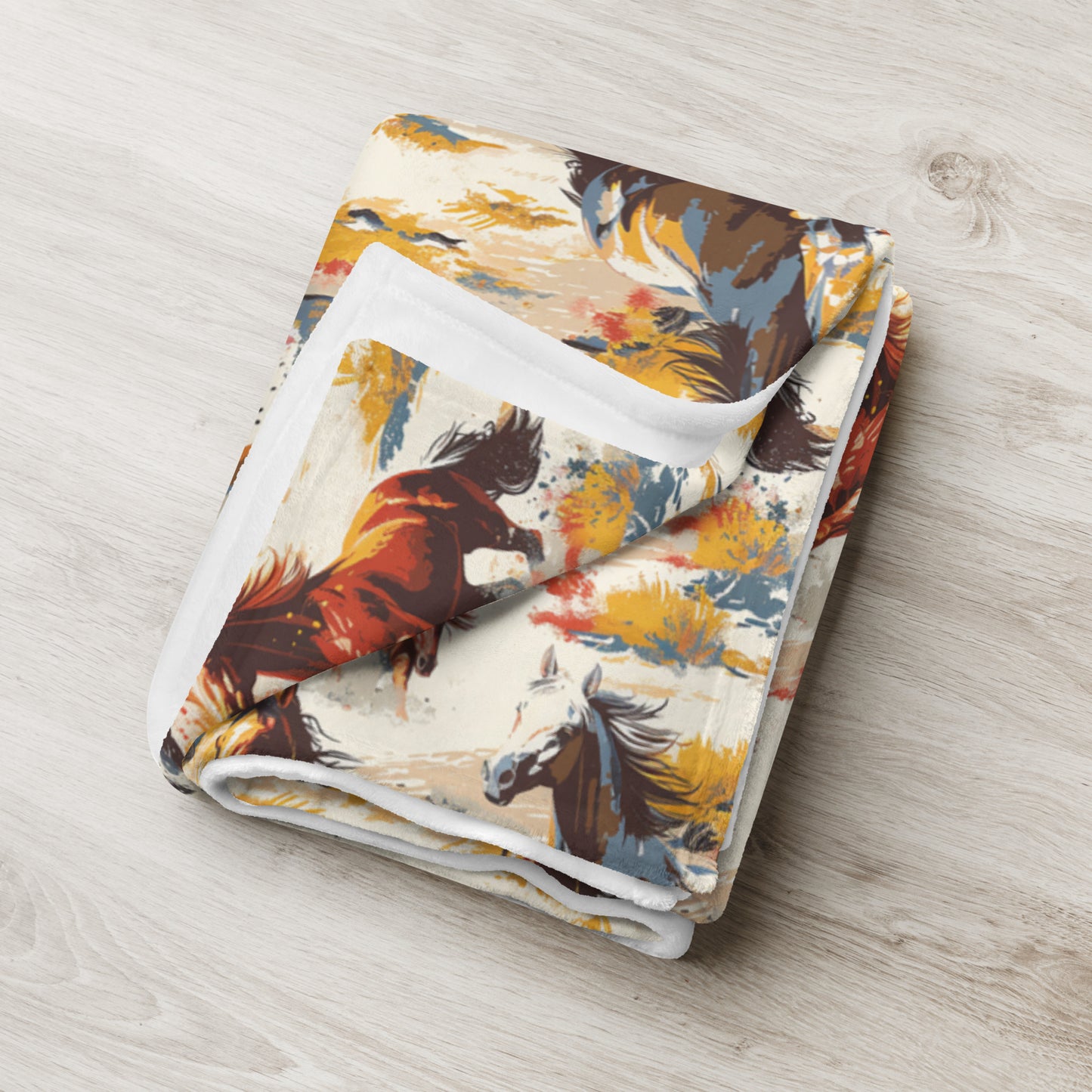 Throw Blanket, Wild Horses