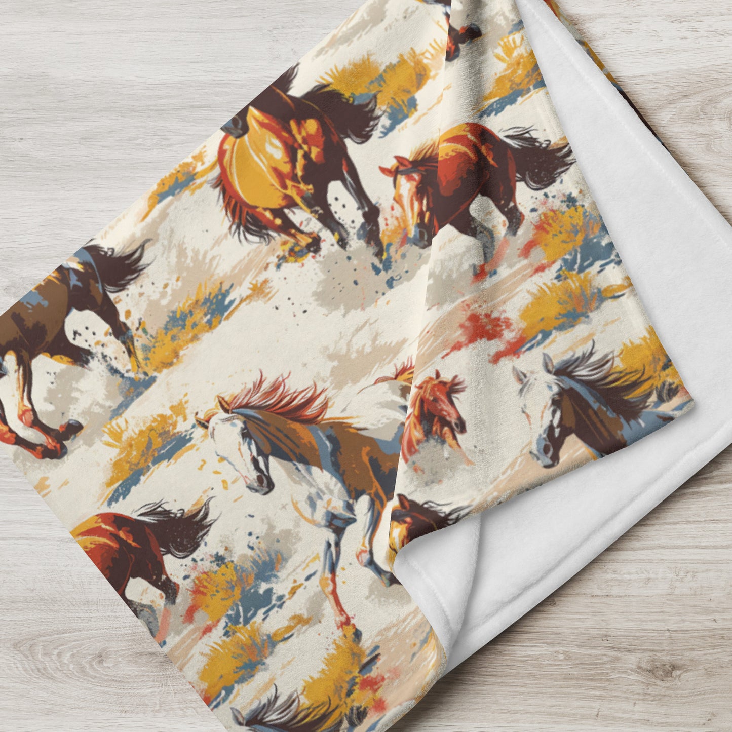 Throw Blanket, Wild Horses