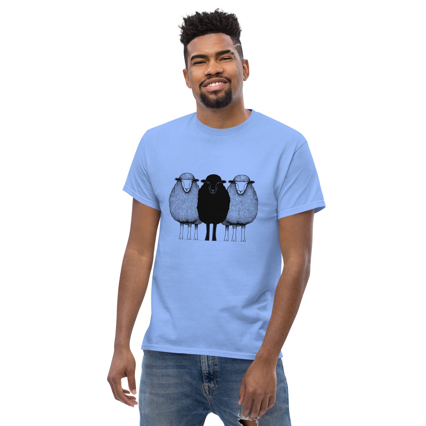 Classic Adult T-shirt, Black Sheep Graphic
