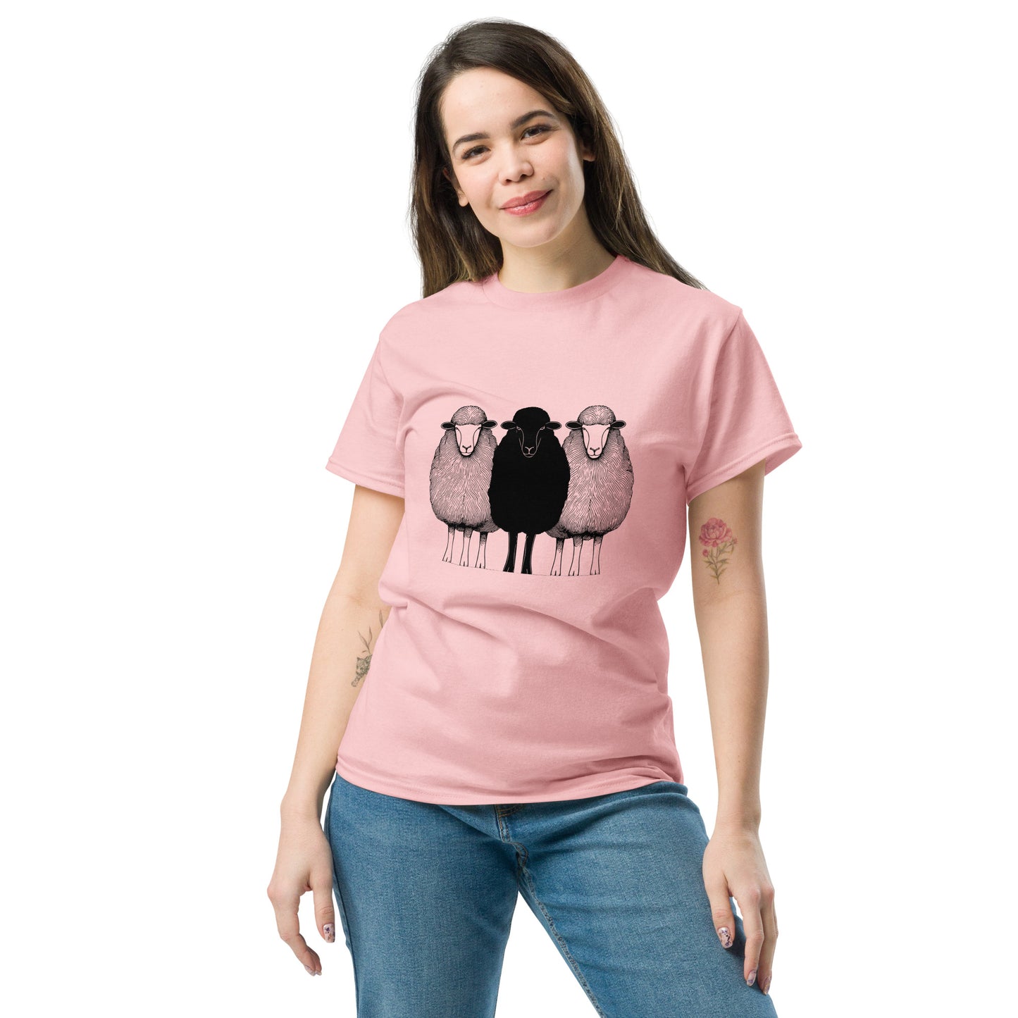 Classic Adult T-shirt, Black Sheep Graphic