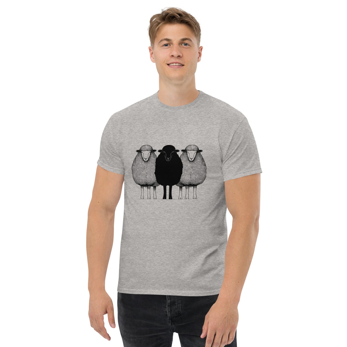 Classic Adult T-shirt, Black Sheep Graphic