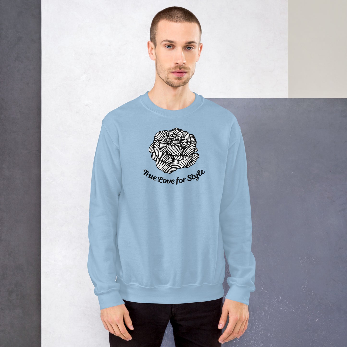 Graphic Pullover Rose Graphic Unisex Sweatshirt