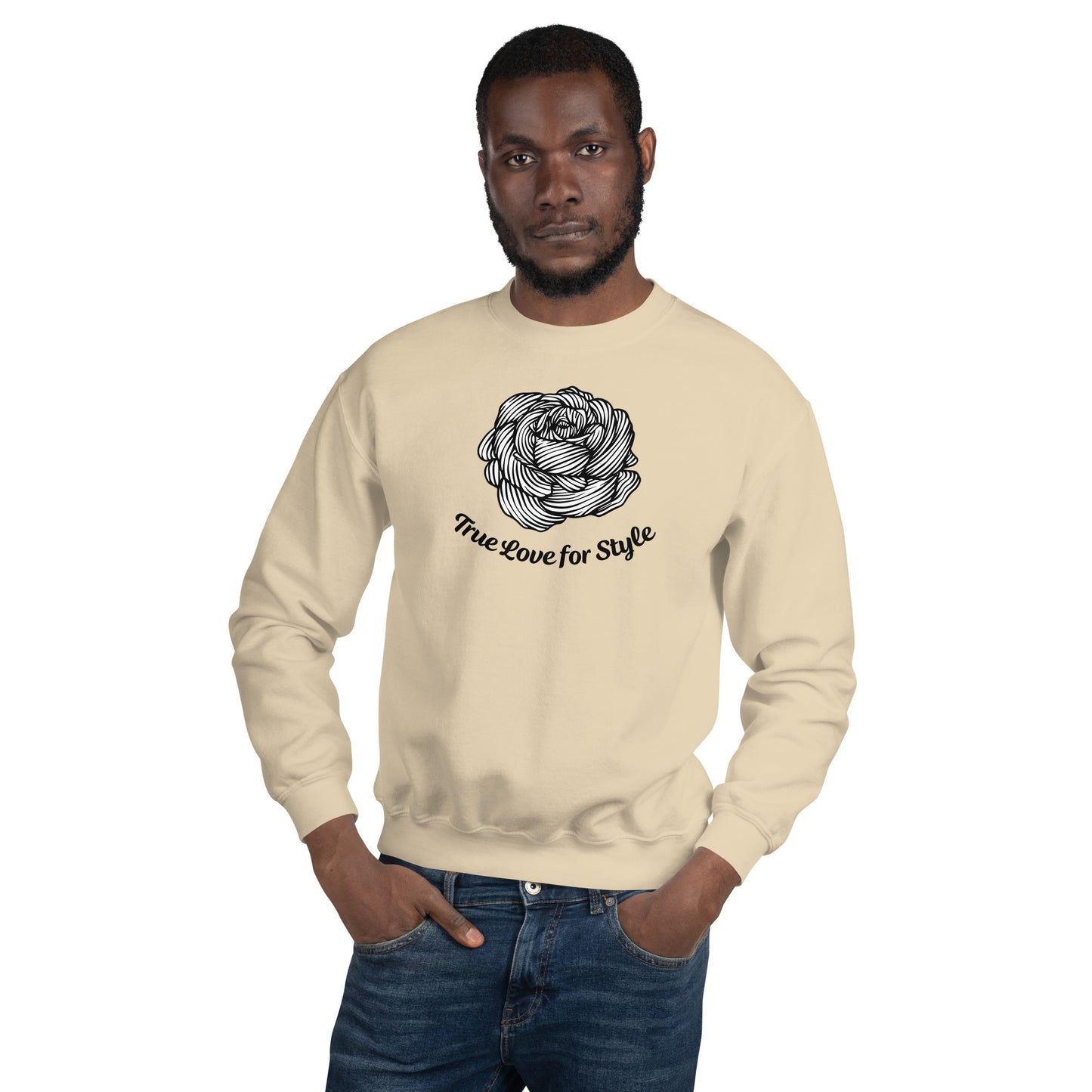 Graphic Pullover Rose Graphic Unisex Sweatshirt