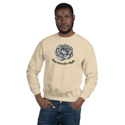 Graphic Pullover Rose Graphic Unisex Sweatshirt
