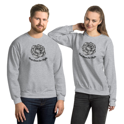 Graphic Pullover Rose Graphic Unisex Sweatshirt