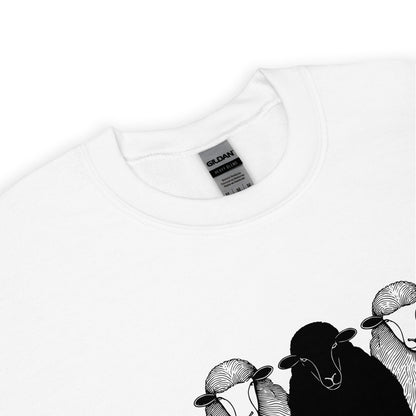 Pullover Adult Sweatshirt Black Sheep Graphic
