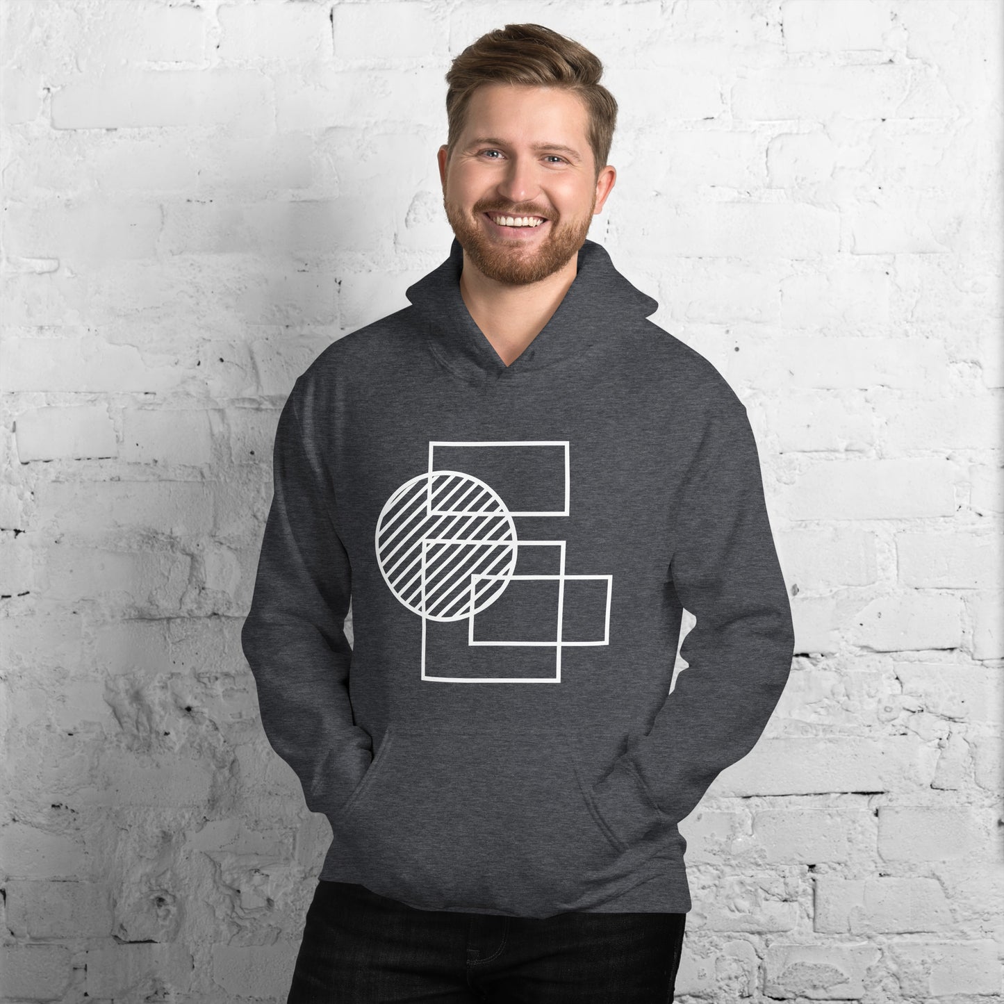 Abstract Print Adult Hoodie