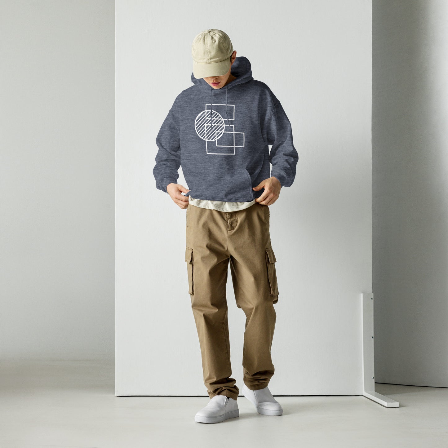 Abstract Print Adult Hoodie
