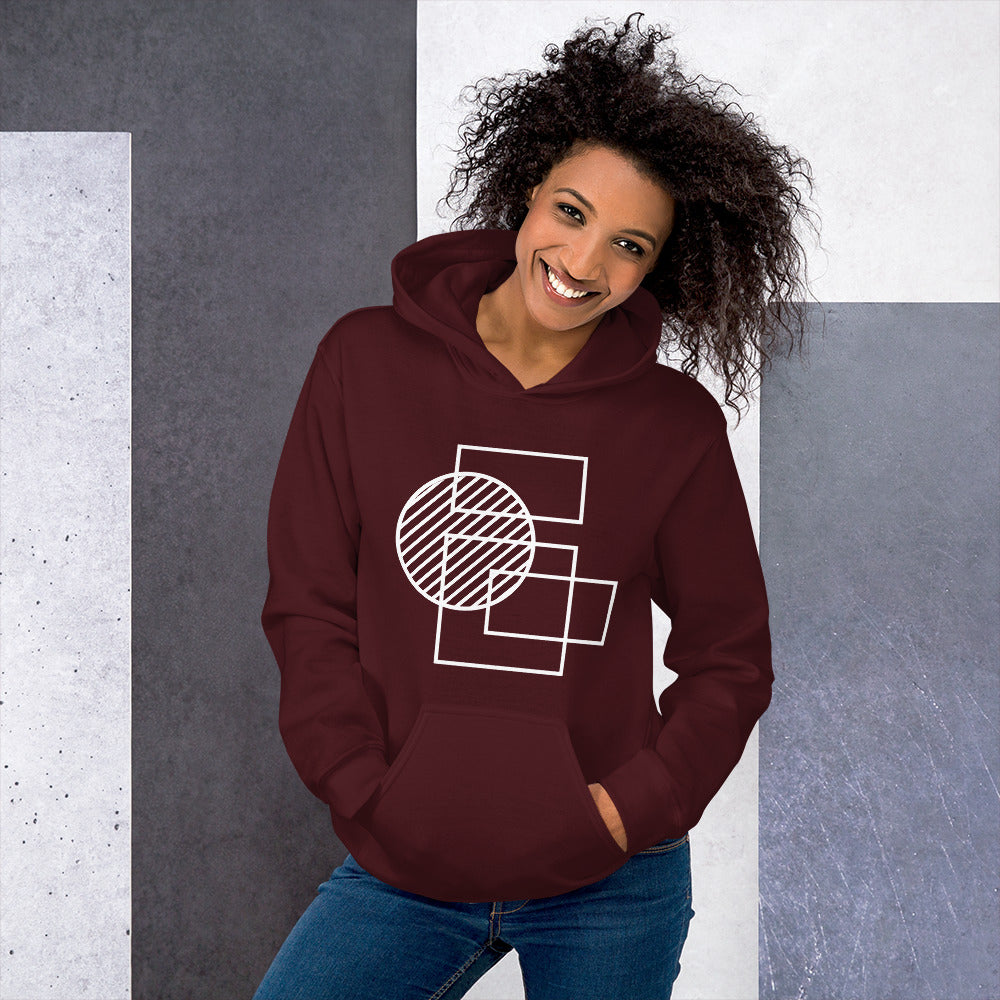 Abstract Print Adult Hoodie