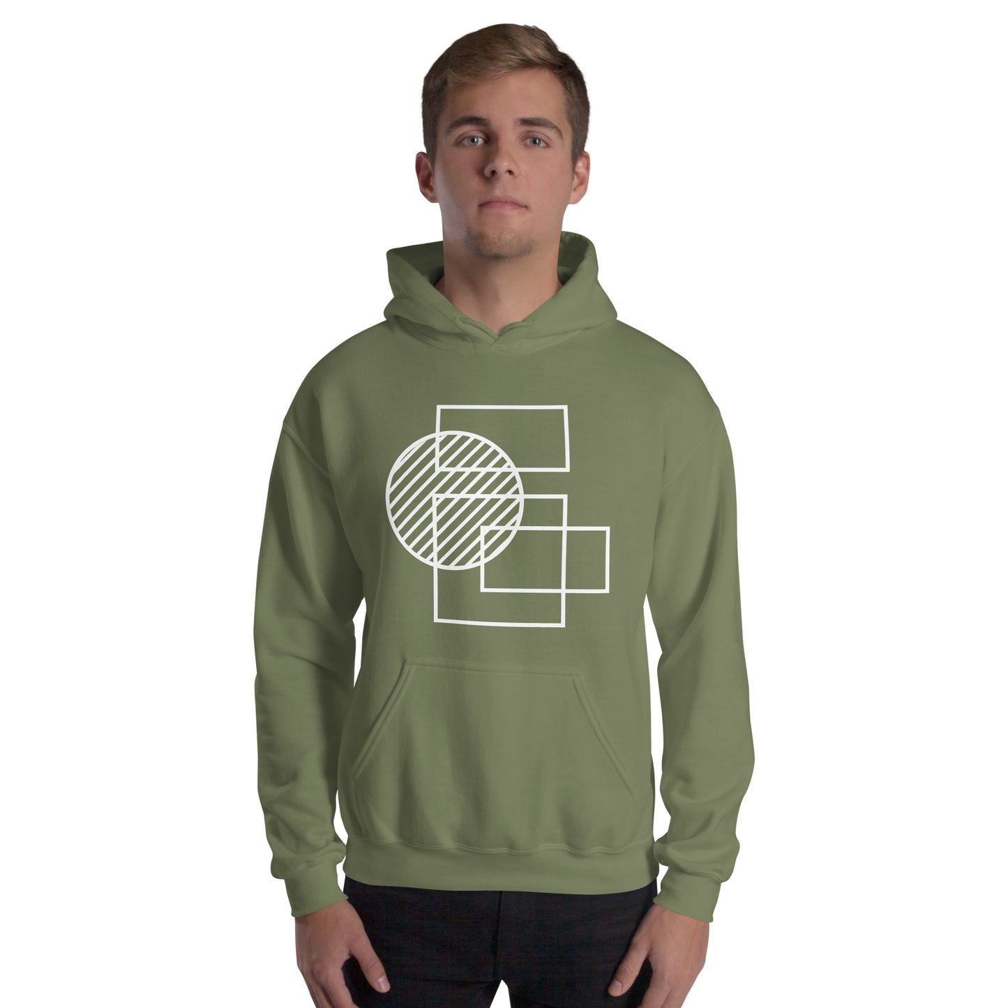 Abstract Print Adult Hoodie