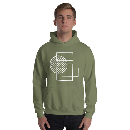 Abstract Print Adult Hoodie