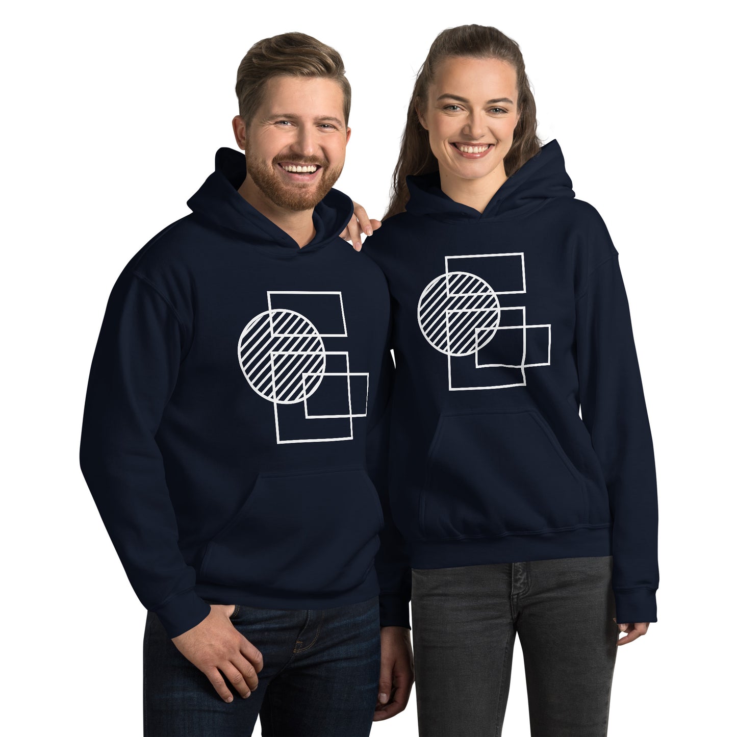 Abstract Print Adult Hoodie