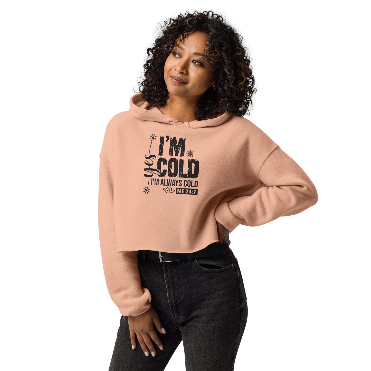Women's Crop Top Pullover Hoodie